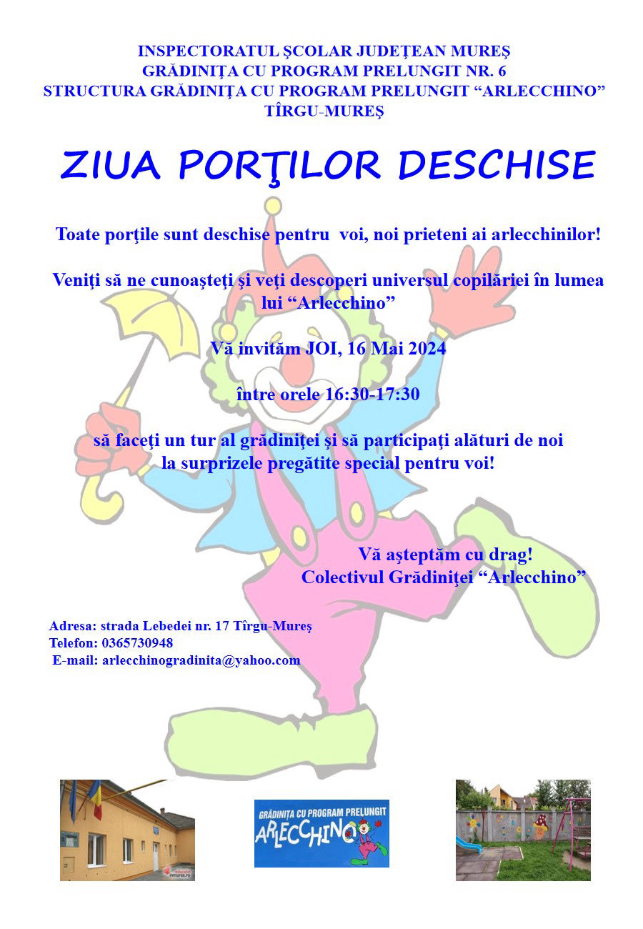 Ziua Portilor Deschise Arlecchino